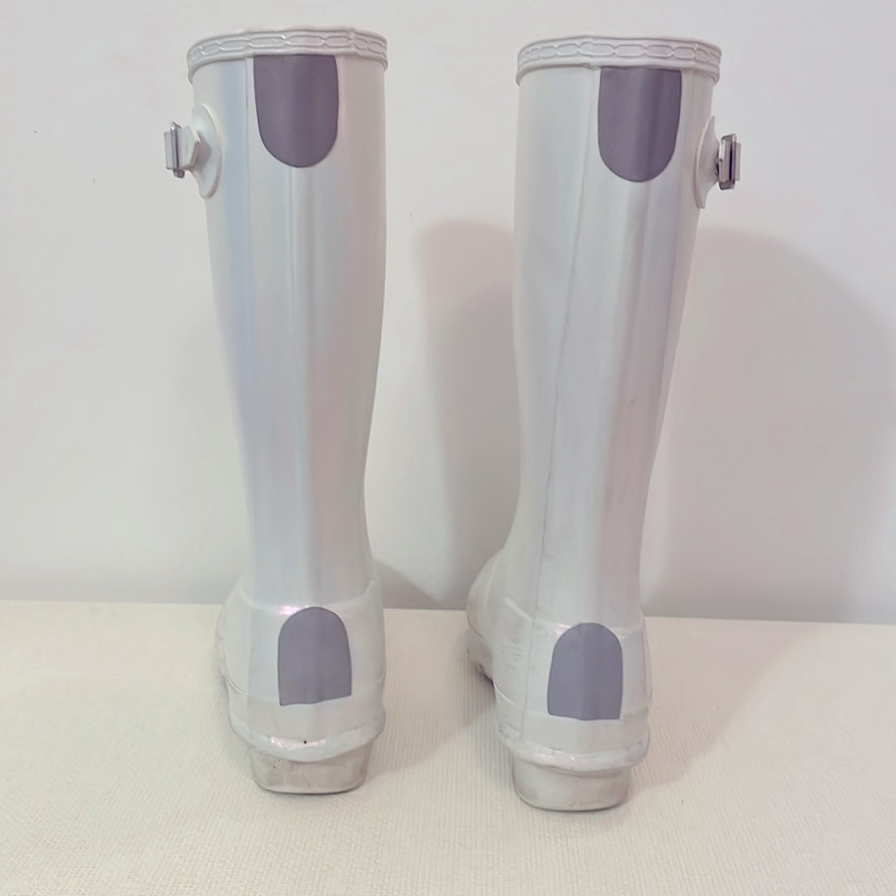 Girls Hunter Iridescent Boots size 3 - Picture 4 of 7